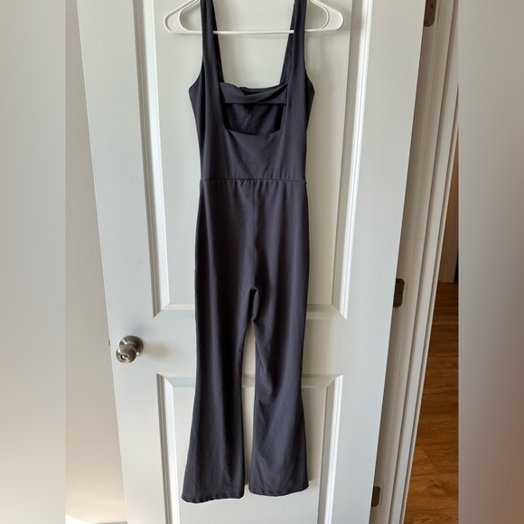 TS by Thrive Grey Yoga Jumpsuit - Picture 3 of 5